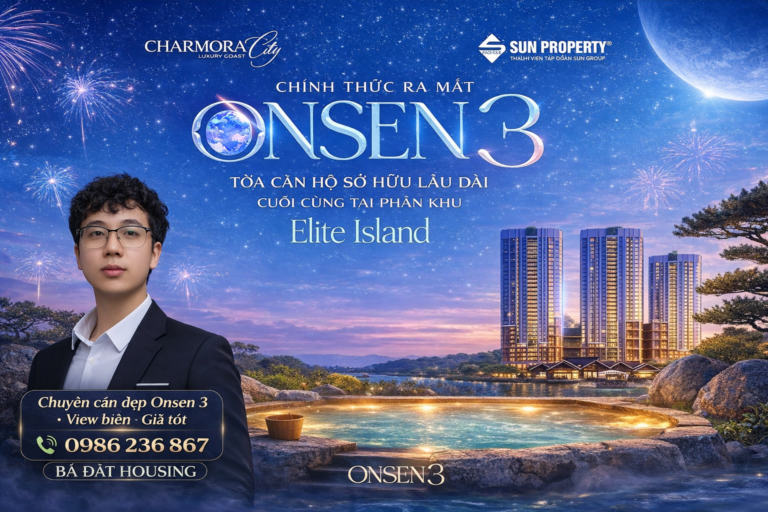 Căn hộ Onsen 3 Charmora City – Giá bán góc nhìn đầu tư từ Đạt Housing