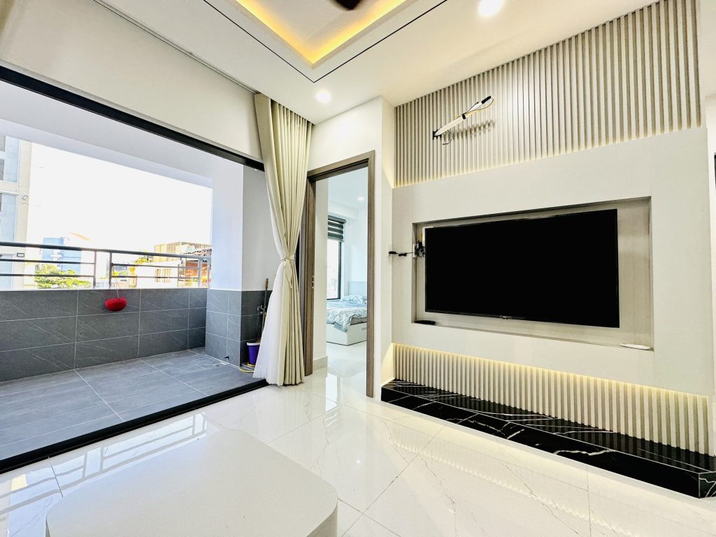 Ban công Căn Hộ Mường Thanh Viễn Triều OC2B Căn 522