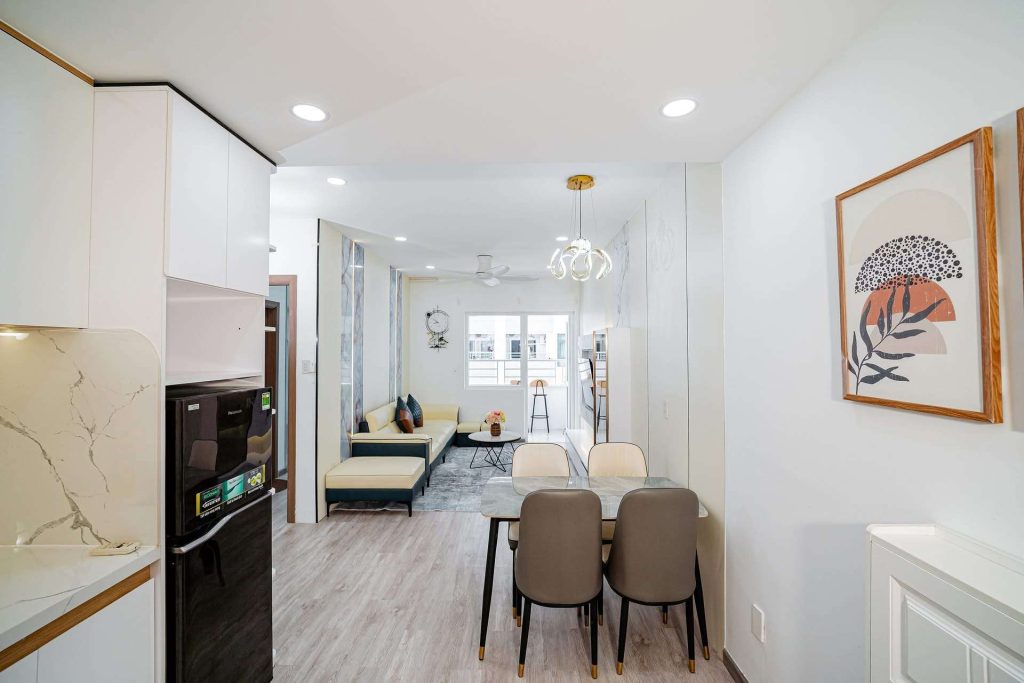 Không gian ăn uống Căn Hộ Mường Thanh Viễn Triều OC1B Căn 3706