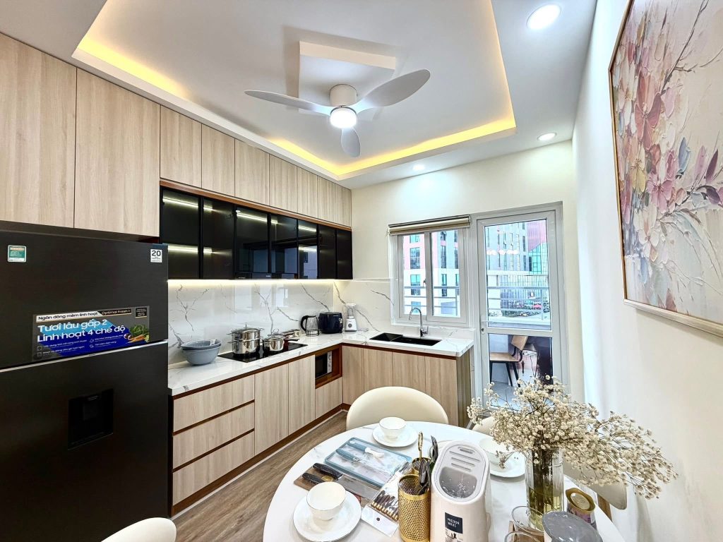 Không gian ăn uống Căn Hộ Mường Thanh Viễn Triều OC2A Căn 306