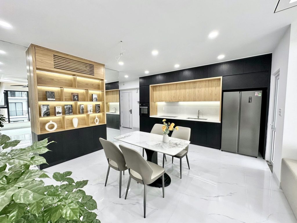 Không gian ăn uống Căn Hộ Mường Thanh Viễn Triều OC3 Căn 602