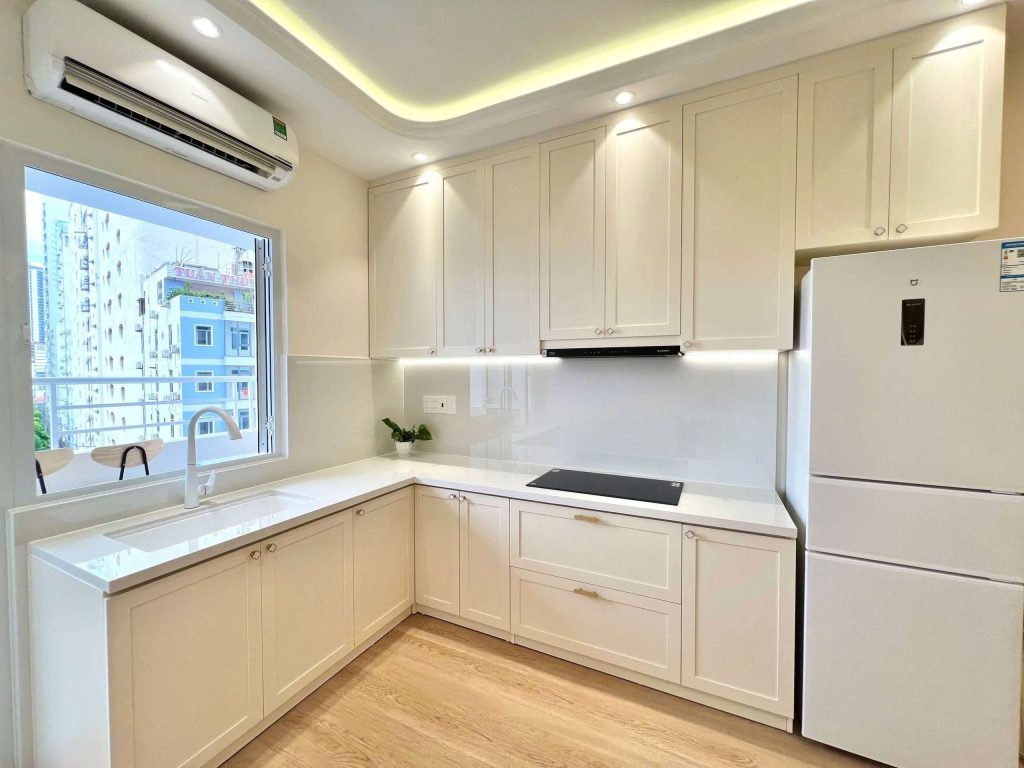 Không gian bếp Căn Hộ Mường Thanh Viễn Triều OC1A Căn 628