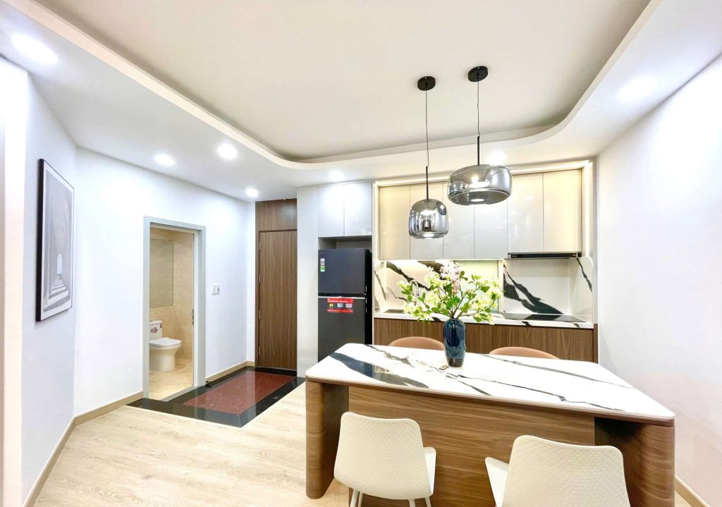 Không gian bếp Căn Hộ Mường Thanh Viễn Triều OC2A Căn 1616