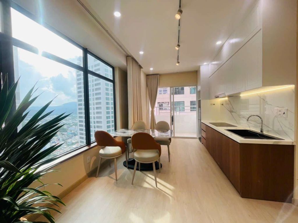 Không gian bếp Căn Hộ Mường Thanh Viễn Triều OC2B Căn 3312Không gian bếp Căn Hộ Mường Thanh Viễn Triều OC2B Căn 3312