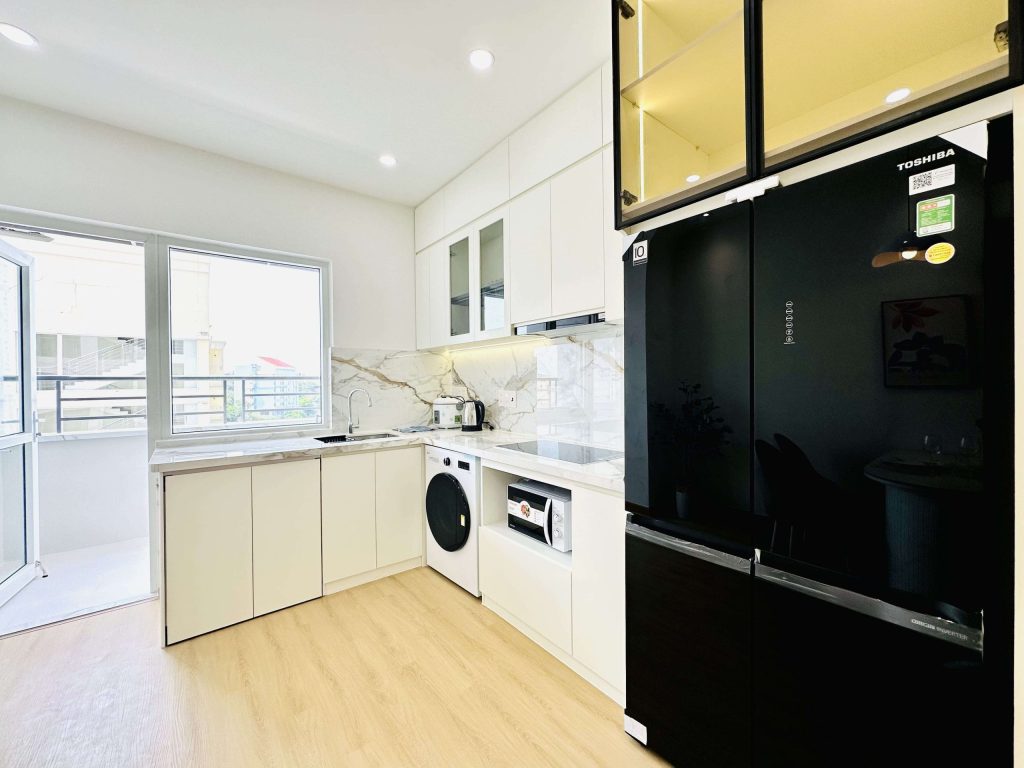 Không gian bếp Căn Hộ Mường Thanh Viễn Triều OC2B Căn 922