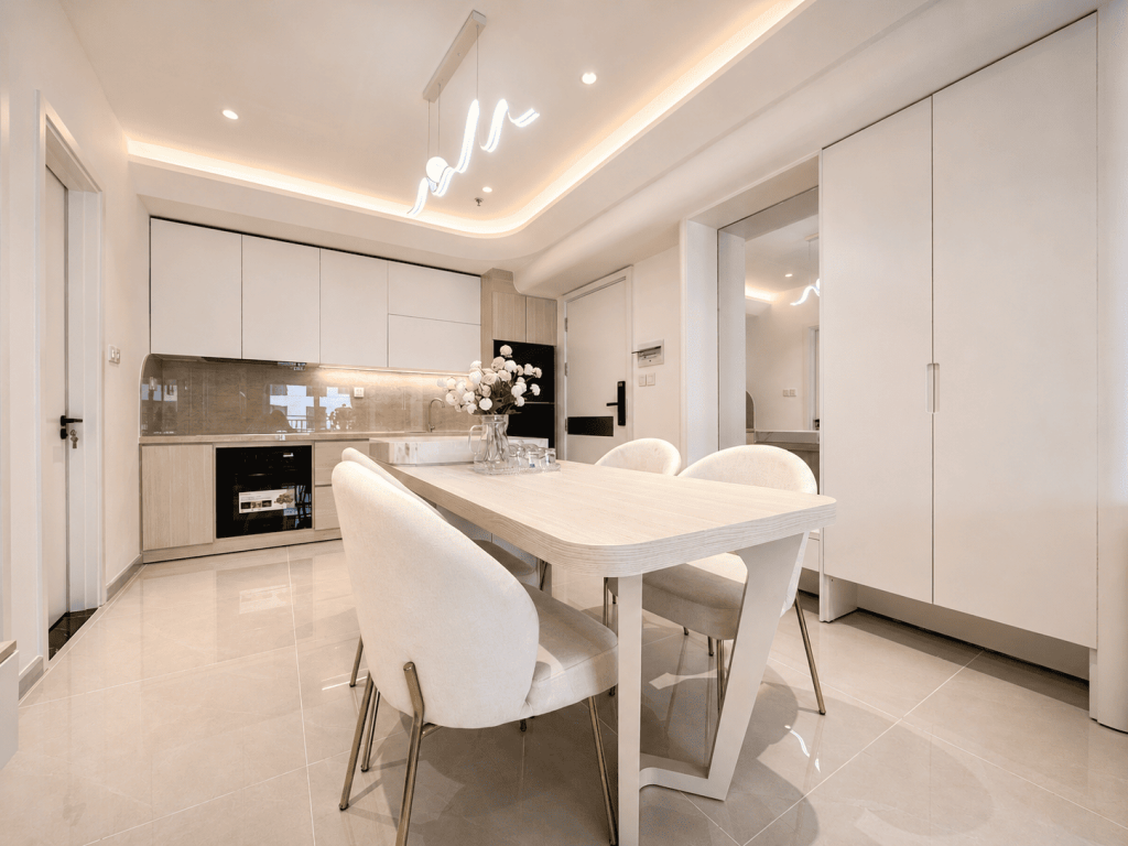Không gian bếp Căn Hộ Mường Thanh Viễn Triều OC3 Căn 3614