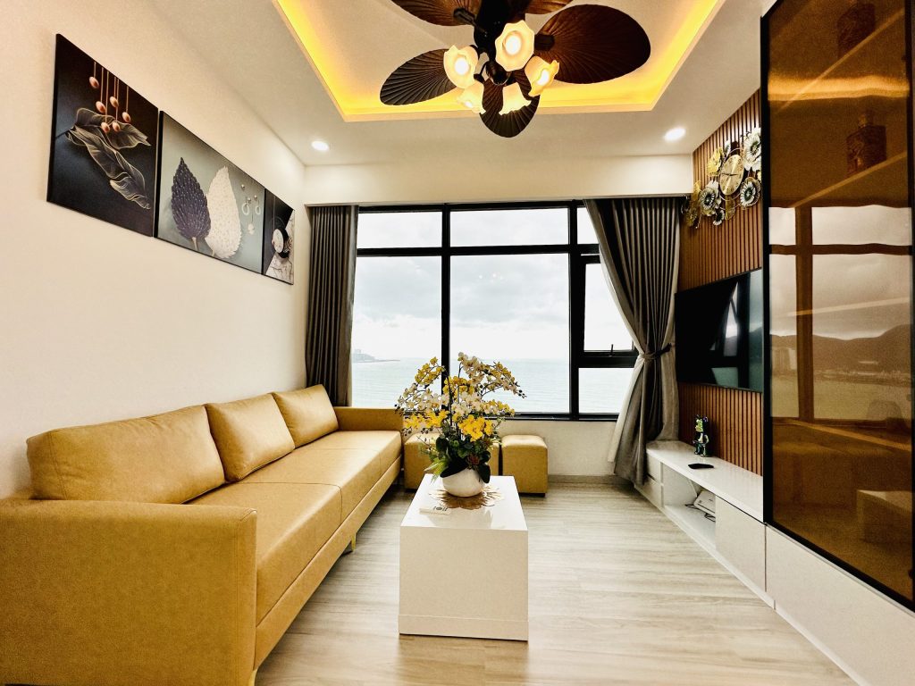 Phòng khách Căn Góc Mường Thanh Viễn Triều OC1A Căn 3032