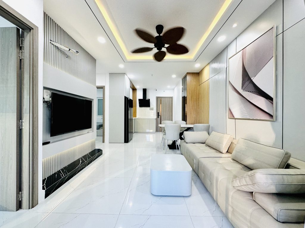 Phòng khách Căn Hộ Mường Thanh Viễn Triều OC2B Căn 522