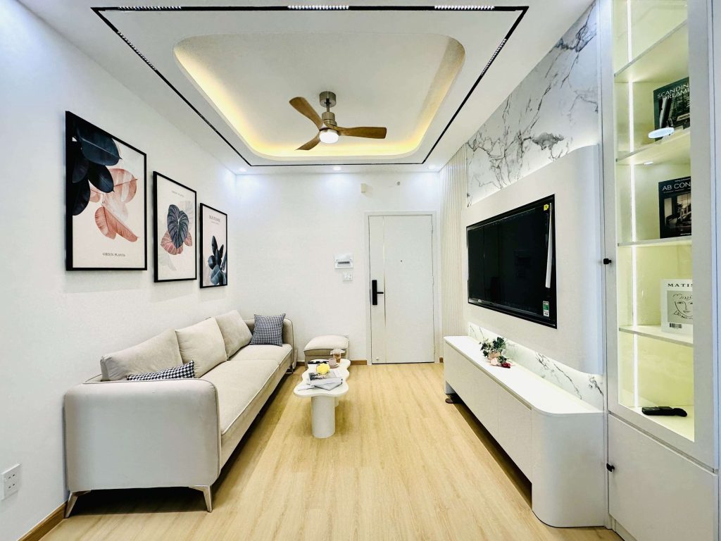 Phòng khách Căn Hộ Mường Thanh Viễn Triều OC2B Căn 922