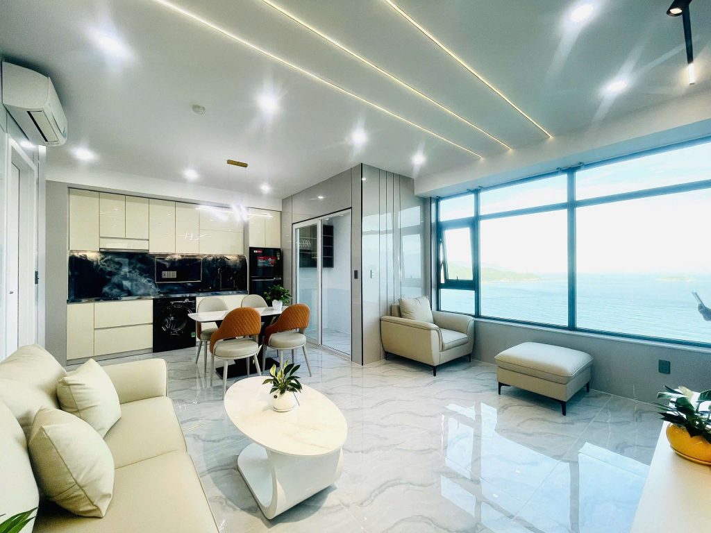 View biển Căn Hộ Mường Thanh Viễn Triều OC1B Căn 3902