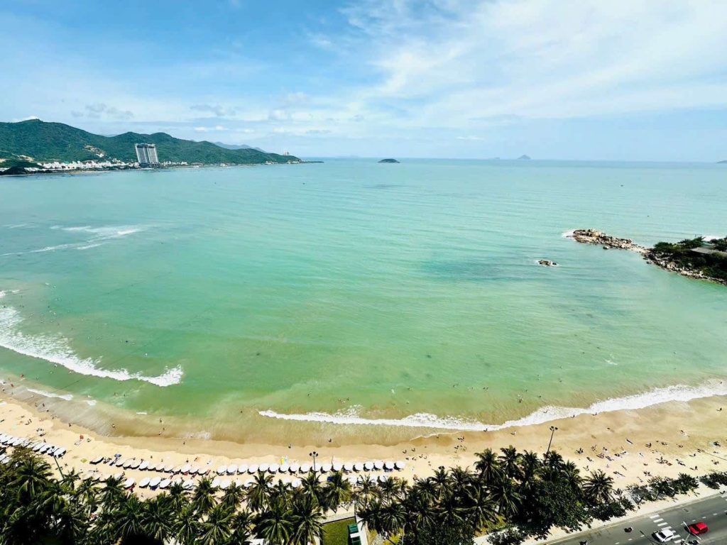 View trực biển Căn Hộ Mường Thanh Viễn Triều OC1B Căn 2834