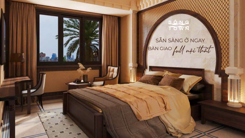 Nội thất CaraWorld Cam Ranh phân khu Sông Town có đầy đủ 100%?