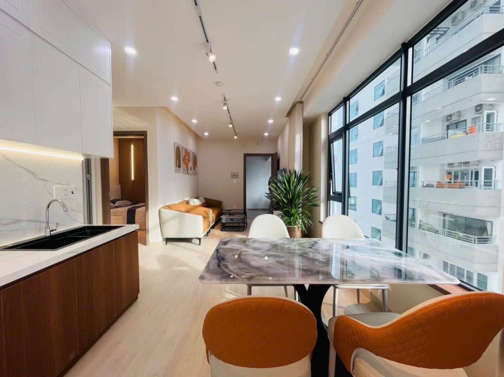 không gian ăn uống Căn Hộ Mường Thanh Viễn Triều OC2B Căn 3312