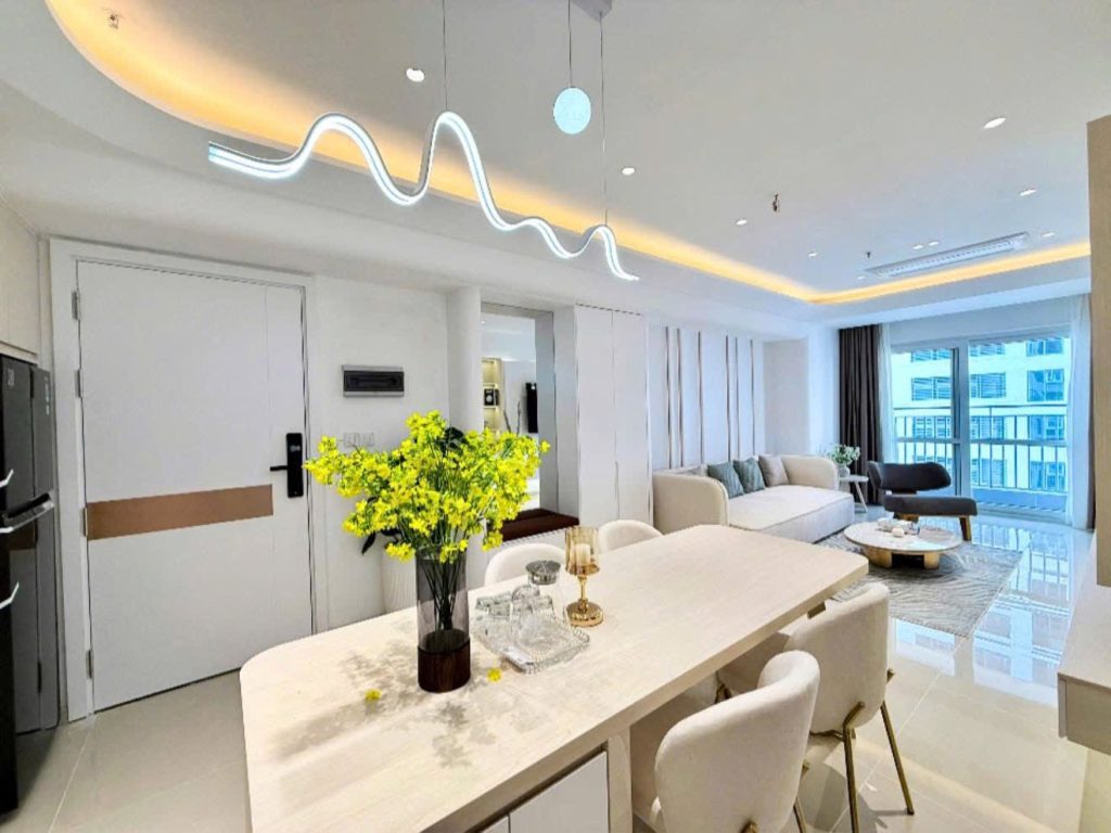 không gian ăn uống Căn Hộ Mường Thanh Viễn Triều OC3 Căn 3214