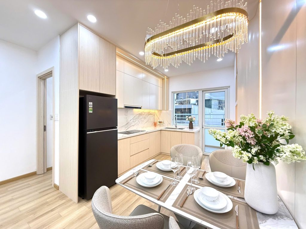 khu vực ăn uống Căn Hộ Mường Thanh Viễn Triều OC2A Căn 326