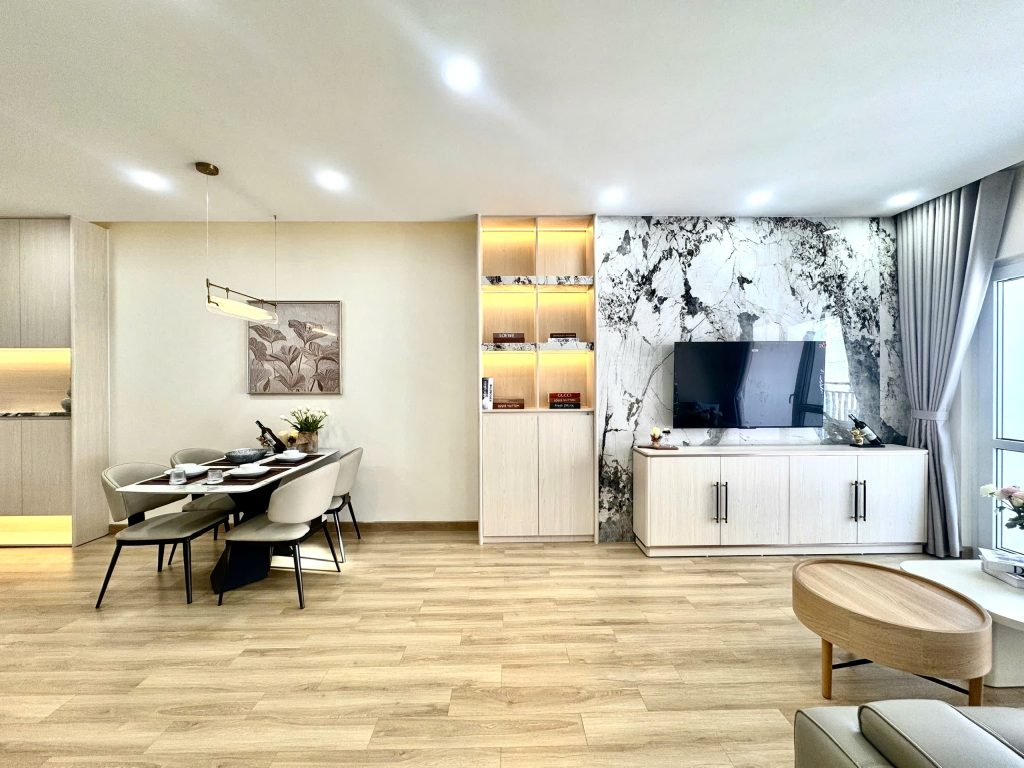 Không gian ăn uống Căn Hộ Mường Thanh Viễn Triều OC3 Căn 3722