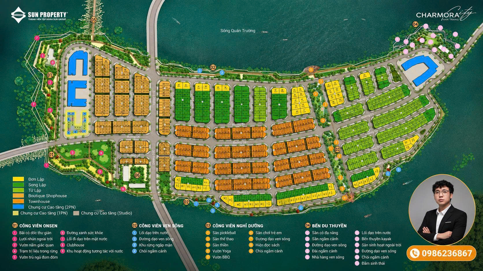 Mặt Bằng Elite Island – Đảo An Cư Charmora City Nha Trang