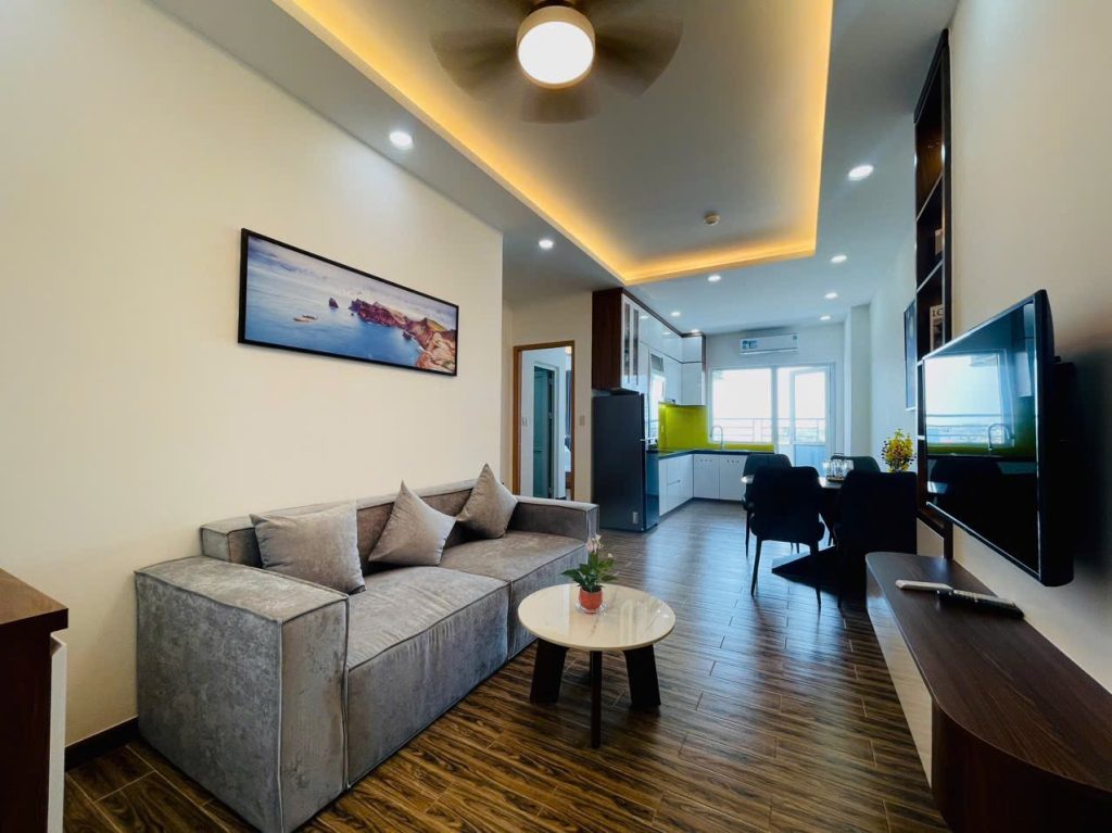 Phòng khách Căn Hộ Mường Thanh Viễn Triều OC2A Căn 1226