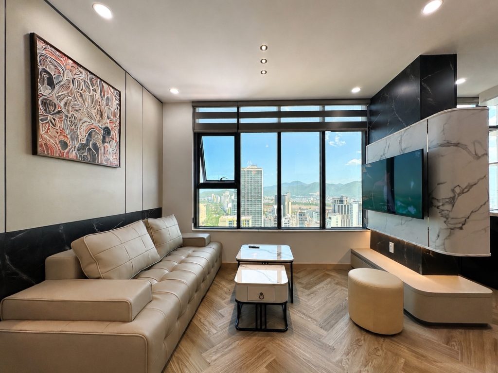 Phòng khách Căn hộ Mường Thanh Luxury Nha Trang 3304