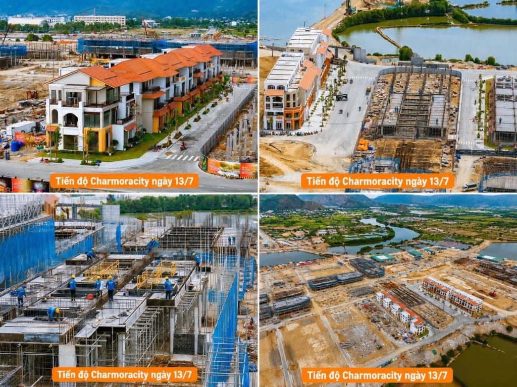 Tiến độ Charmora City Nha Trang 2026 – Cập nhật mới nhất
