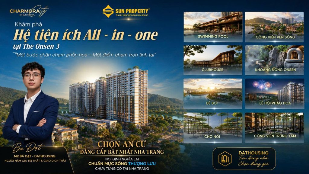 Tiện ích All in one Charmora City Nha Trang