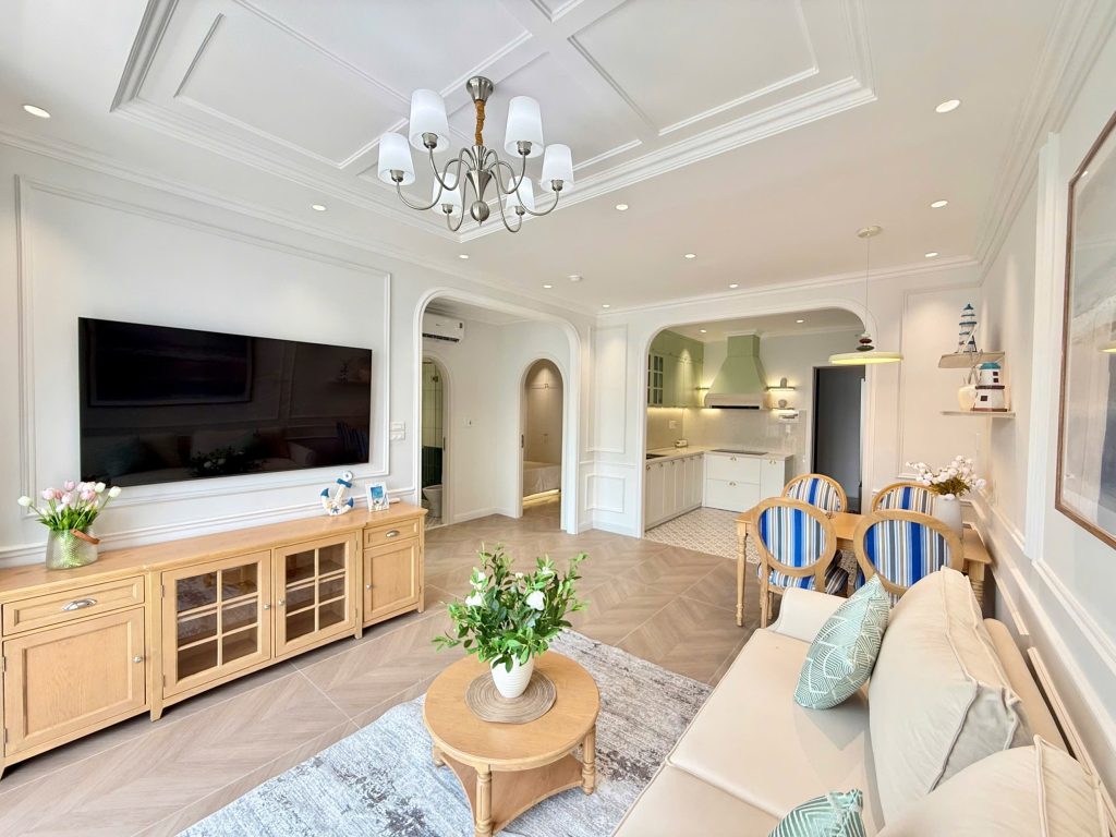 không gian sinh hoạt chung Căn Hộ Mường Thanh Viễn Triều OC2A Căn 4008
