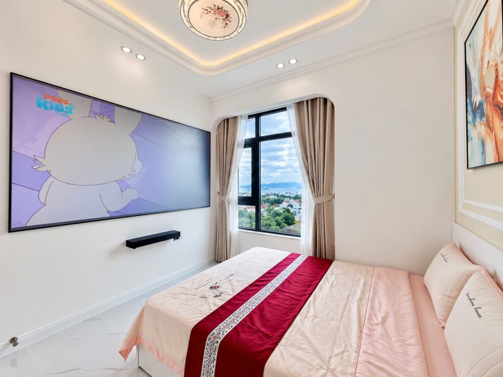 Không gian. phòng ngủ 2 Căn Hộ Mường Thanh Viễn Triều OC2A Căn 1628