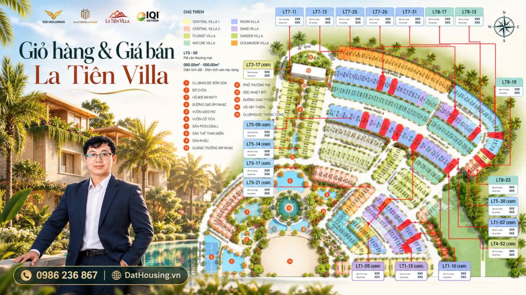 Giá bán La Tiên Villa: So tổng chi phí của đúng căn