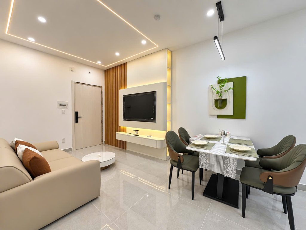 Không gian ăn uống Căn Hộ Mường Thanh Viễn Triều OC1A Căn 3104