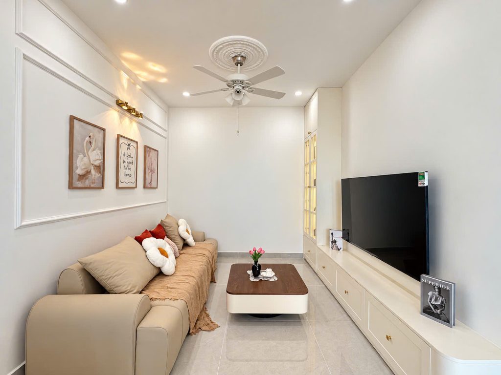 Phòng khách Căn Hộ Mường Thanh Viễn Triều OC1A Căn 3134