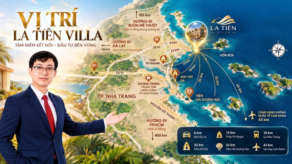 Vị trí La Tiên Villa Nha Trang