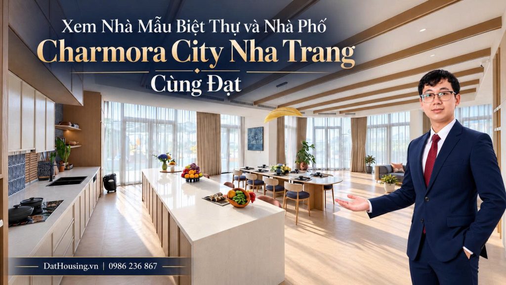 Nhà mẫu thấp tầng và biệt thự mẫu song lập Charmora City